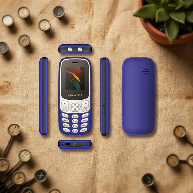 1.77inch Mobile Phones 1800mah Big Battery Small Feature Phone Factory Wholesale Type c Keypad Mobile Phone