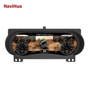 Navihua Virtual Cockpit Digital Cluster LCD <b>Speedometer</b> Dashboard Display Panel <b>for</b> Jeep Wrangler JL 2011-2017 2018-2023 - Product Image 1
