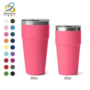 Stainless Steel Tumbler 20oz 30oz Insulated Travel Mug For Coffee Water On The Go - Product Image 5