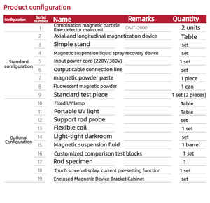Meitai MMT-<span class=keywords><strong>2000</strong></span> Instrumento de Inspección de Partículas Magnéticas Portátil Combinado para Maquinaria y Equipos Grandes - Product Image 6