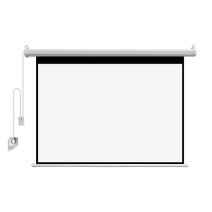 Pantalla de proyector eléctrica de 120 pulgadas con control remoto automático interior desplegable motorizado 4K 3D HD pantallas de proyección para películas - Product Image 1