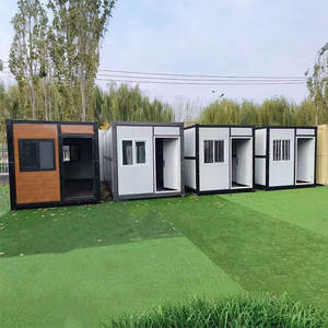 Conteneurs portatifs de <span class=keywords><strong>location</strong></span> de self-stockage Maison en acier mobile pliable de 20 pieds 40 pieds avec panneau sandwich aux États-Unis - Product Image 6