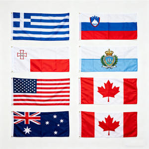 أعلام كندية مخصصة بالجملة بأنماط متنوعة، أعلام 100% بوليستر للفعاليات الرياضية والاحتفالات - Product Image 5