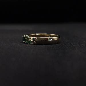 แหวนหมั้นเพชรทองคำขาว 14K ดีไซน์เรียบหรู ทันสมัย เหมาะสำหรับสวมใส่ทุกวัน ไอเดียของขวัญสุดพิเศษ - Product Image 2