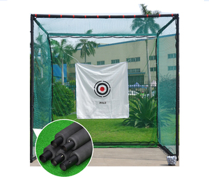<span class=keywords><strong>Cage</strong></span> d'entraînement <span class=keywords><strong>de</strong></span> <span class=keywords><strong>golf</strong></span> 3m*3m en acier et PE, ambidextre, pour la <span class=keywords><strong>pratique</strong></span> du swing et du driving - Product Image 1