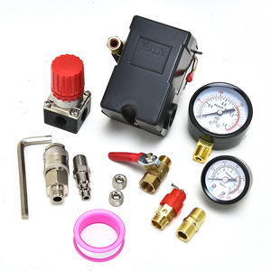 Interruptor de Presión de Aire Fbang 95-175 Psi Automático para Compresor de Aire con Manómetros y Conectores - Product Image 5