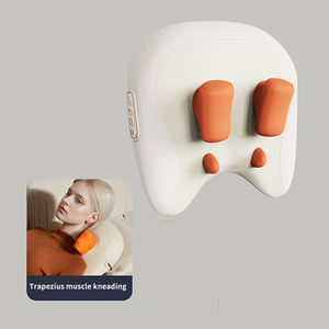 Shiatsu bantal pijat leher dan bahu, bantal pijat pereda nyeri otot punggung dan kaki - Product Image 2