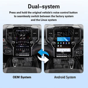Boîtier décodeur Android 13 pour Dodge Ram 2019-2023, avec Apple CarPlay sans fil, Android Auto, navigation GPS, lecteur multimédia - Product Image 3