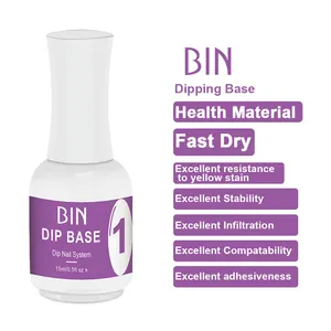 BIN New Arrival Hot Selling No Smell Dipping Base Dip Top Activator Nails System Liquid Acrylic Resin Nail Dipping Powder Liquid