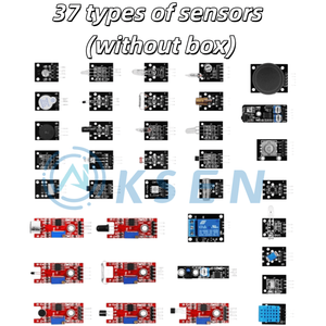 Automático adecuado para Raspberry <span class=keywords><strong>Pi</strong></span>/STM32/UNO R3/51 microcontrolador 16/37/45 Kit de aprendizaje de módulo de sensor - Product Image 4