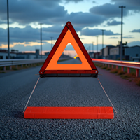Triangle d'avertissement de produit de chaussée très visible de haute qualité