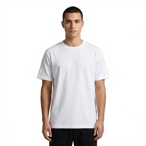 เสื้อยืดสตรีทแวร์ผู้ชายแบบสั่งทำพิเศษ 260GSM ผ้าโพลีเอสเตอร์ผสมคอตตอน เป็นมิตรกับสิ่งแวดล้อม แบบเปล่าสำหรับพิมพ์ลาย แขนสั้น ทรงปกติ ขายส่ง - Product Image 2