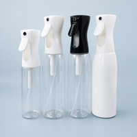 Bouteille pulvérisateur à brume continue 200ml 300ml 500ml, flacon pulvérisateur à brume fine pour salon de coiffure, nettoyage, fabricant OEM ODM
