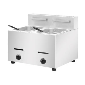 <span class=keywords><strong>Friteuse</strong></span> Commerciale Autonome à Gaz en Acier Inoxydable 28L pour Restaurants – Idéale pour Frites et Poulet Frit – Équipement de Cuisine Professionnel - Product Image 5