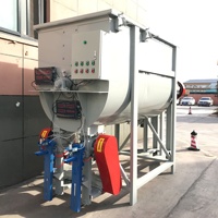 Mélangeur horizontal à ruban pour poudre de mastic, sable et ciment, capacité 300L, 500L, 700L, 1000L, pour stabilisateur de sol