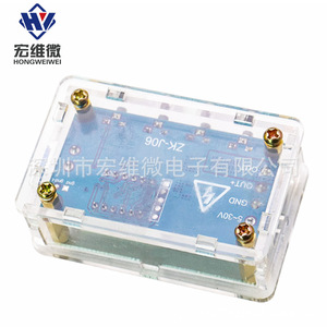ฮงเว่ย ไมโคร ZK-J06 บอร์ดควบคุมมอสเฟตคู่ 5-30V โมดูลสวิตช์หน่วงเวลาพร้อมตัวเรือน - Product Image 4