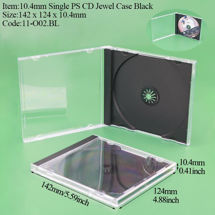 O02 : Boîtier CD 10,4 mm Noir