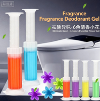 Nouveau Gel Nettoyant WC Parfum Floral Naturel Désodorisant Outil de Nettoyage de Cuvette de Toilettes Seringues Gel Nettoyant WC