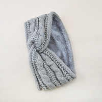 Bandeaux de sport tricotés d'hiver tendance pour femmes et filles, couvre-oreilles chauds, bandeaux extensibles doublés polaire, accessoires pour cheveux