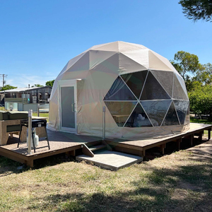Tente de dôme d'hôtel de <span class=keywords><strong>camping</strong></span> <span class=keywords><strong>en</strong></span> plein air de taille personnalisée tentes de dôme géodésique les plus chaudes de vente - Product Image 2
