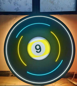 Insegne al Neon Personalizzabili per Tavoli da Biliardo, Cartelli Illuminati 3D per Sale da Biliardo - Product Image 6