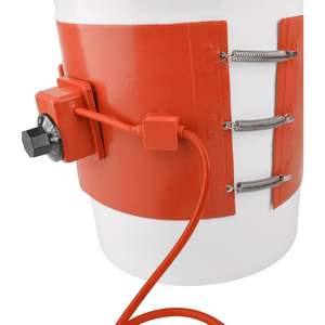 Chauffe-tambour métallique HDYEGIOU de 5 gallons, 120 V, 800 W, bande chauffante isolée, contrôleur de température, plastique, avec option d'alimentation 380 V, 100 W - Product Image 1