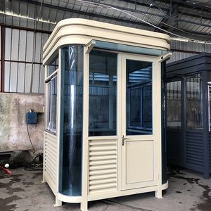 Kiosque <span class=keywords><strong>de</strong></span> salle <span class=keywords><strong>de</strong></span> garde en acier inoxydable Sécurité extérieure préfabriquée pour les parkings <span class=keywords><strong>de</strong></span> villa Rues commerciales Maisons en conteneur - Product Image 2