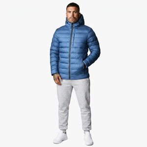 Dernières créations, veste matelassée pour homme de haute qualité, imperméable, en toile, col montant, logo sur le devant, prix de gros, nouvelle arrivée - Product Image 1