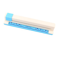 Perforatrice manuelle A4 ABS 30 trous multifonctionnelle pour reliure à anneaux, portable, pour bureau et étudiants