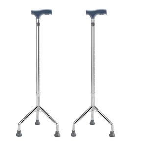 Canne de marche à trois pieds Guoyao, réglable, en alliage d'aluminium, antidérapante, légère, pour personnes âgées - Product Image 2