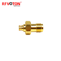 Adaptateur de précision SMA femelle vers SMP femelle, connecteur coaxial RF miniature DC-18GHz à faible VSWR