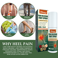 Spray Apaisant pour les Douleurs au Talon, Soulage la Fatigue des Pieds, Contre les Hallux Valgus, Entorses de la Cheville, Tendinite d'Achille, Fasciite, et les Épine Calcanéenne à Base de Plantes