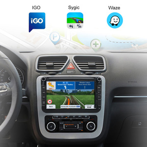 Android 9.1 đài phát thanh xe 2.5D màn hình RDS AM/FM xe <span class=keywords><strong>Video</strong></span> cho 8inch VW Passat B7 polo golf f GPS navigation Wifi gương liên kết Stereo - Product Image 3