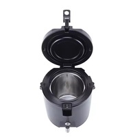 Glacière isotherme double compartiment 8L en LLDPE+PU rotomoulé, écologique, étanche, portable et recyclable pour les voyageurs modernes