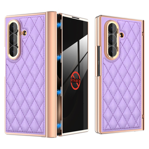 Funda Plegable para Galaxy Z Fold 6 7 8, Diseño de Lujo en Cuero Artificial, Múltiples Opciones de Color - Product Image 6