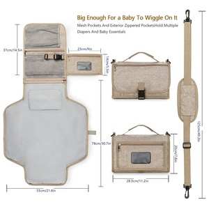 Meilleurs nouveaux produits de 2024 Portable matelas à langer bébé couche sac à langer tapis organisateur stockage avec usine personnalisé - Product Image 5