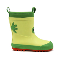 Bottes de pluie mi-mollet personnalisées pour enfants, en caoutchouc naturel et néoprène, toutes saisons, imperméables, motif grenouille de dessin animé, pour enfants