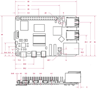 Komputer Papan Tunggal Raspberry Pi 5 SC1110 BCM2712 Arm Cortex Untuk Sistem Tertanam, Gateway IoT, Proyek Robot & Komputasi Tepi
