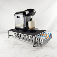 Le tiroir à capsules de café gris chaud surélevé est une capsule Tassimo applicable qui contient 60 capsules