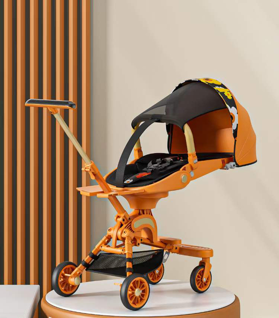 Good Travel Pram Luxury Carriage Poussette 3 in 1 Baby Trolley Pushchair Traveling System Baby Stroller with Aluminium Frame