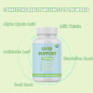Cápsulas de Apoyo Hepático con Cardo Mariano, Raíz de Diente de León y Extracto de Alcachofa para Fórmula Detox, Suplemento Herbal OEM ODM - Product Image 3