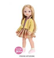Muñeca de silicona de cuerpo completo de 30CM de alta calidad, muñecas para juego de imaginación, juguete de 12 pulgadas, muñeca de moda de Vinilo Suave americana, juguetes para niñas