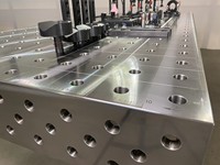 Table de soudage réglable en acier 3D/2D avec gabarits