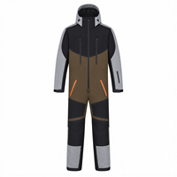 Combinaisons de ski sur mesure en gros, grande taille, imperméables, coupe-vent, sans ceinture, isolées, pour hommes