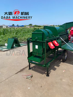 Machine à battre le grain diesel de grande capacité (500-4000 kg/h) pour le maïs, le riz, le blé et le sorgho