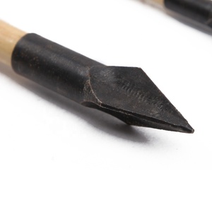 Trắng Thổ Nhĩ Kỳ Lông 33 "Tự Nock Mũi Tên Bằng Gỗ Với Săn Bắn Đầu Mũi Tên Cho Bắn Cung Thể Thao - Product Image 6