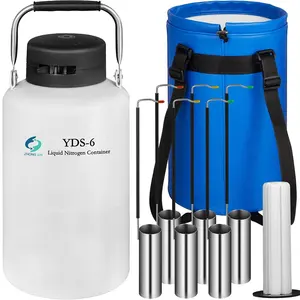 YDS-6 Insémination Artificielle Dewar Réservoir D'azote Liquide Conteneur Prix