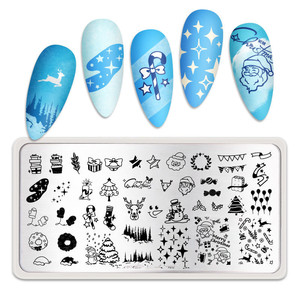 จานปั๊มศิลปะทำจากสเตนเลสสตีลลายสัตว์<span class=keywords><strong>ปลา</strong></span>ทรงสี่เหลี่ยมสำหรับผู้ที่ชื่นชอบการทำเล็บ - Product Image 3