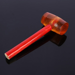 Tianyu Zhengkun Transparent Rubber Mallet Wooden Handle Round Head Durable Multipurpose Flooring Installation Tool - Product Image 3