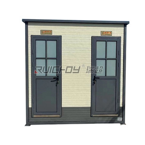 Toilettes portables en panneaux sandwich, design moderne, écologiques, pour usage public, toilettes extérieures - Product Image 4